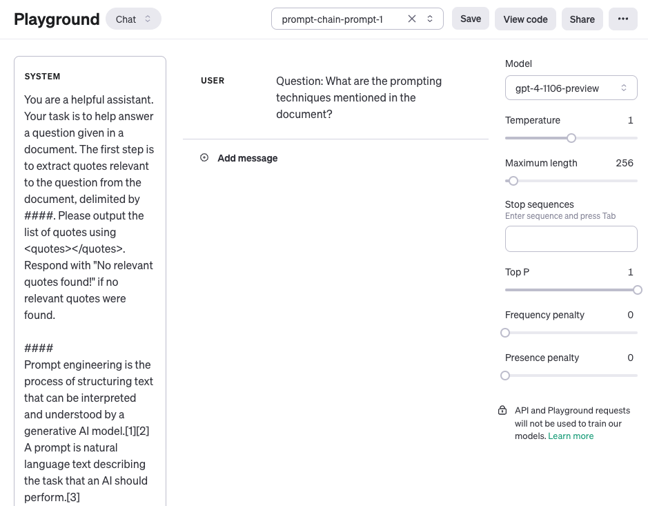 Quote Extraction Screenshot